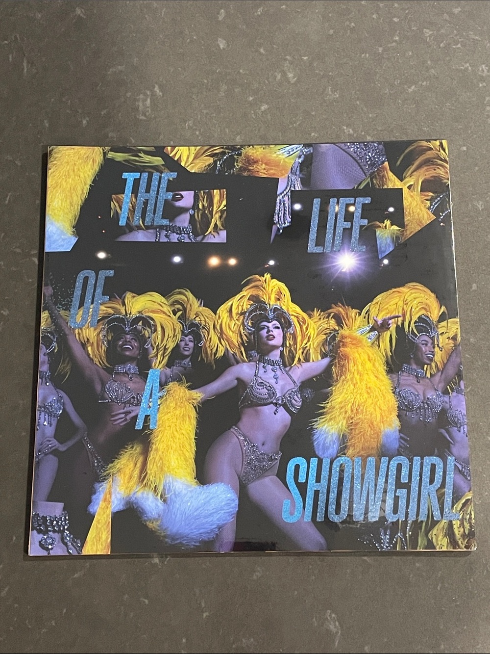 The Life of a Showgirl Baby That's Show Business Blue Sparkle Vinyl NWT
